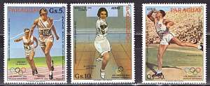 Парагвай, Олимпиада 1984, 3 марки